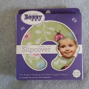 Boppy slipcover. Ladybugs and flowers